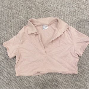 2!! Womens Divided Cropped Tops Size L